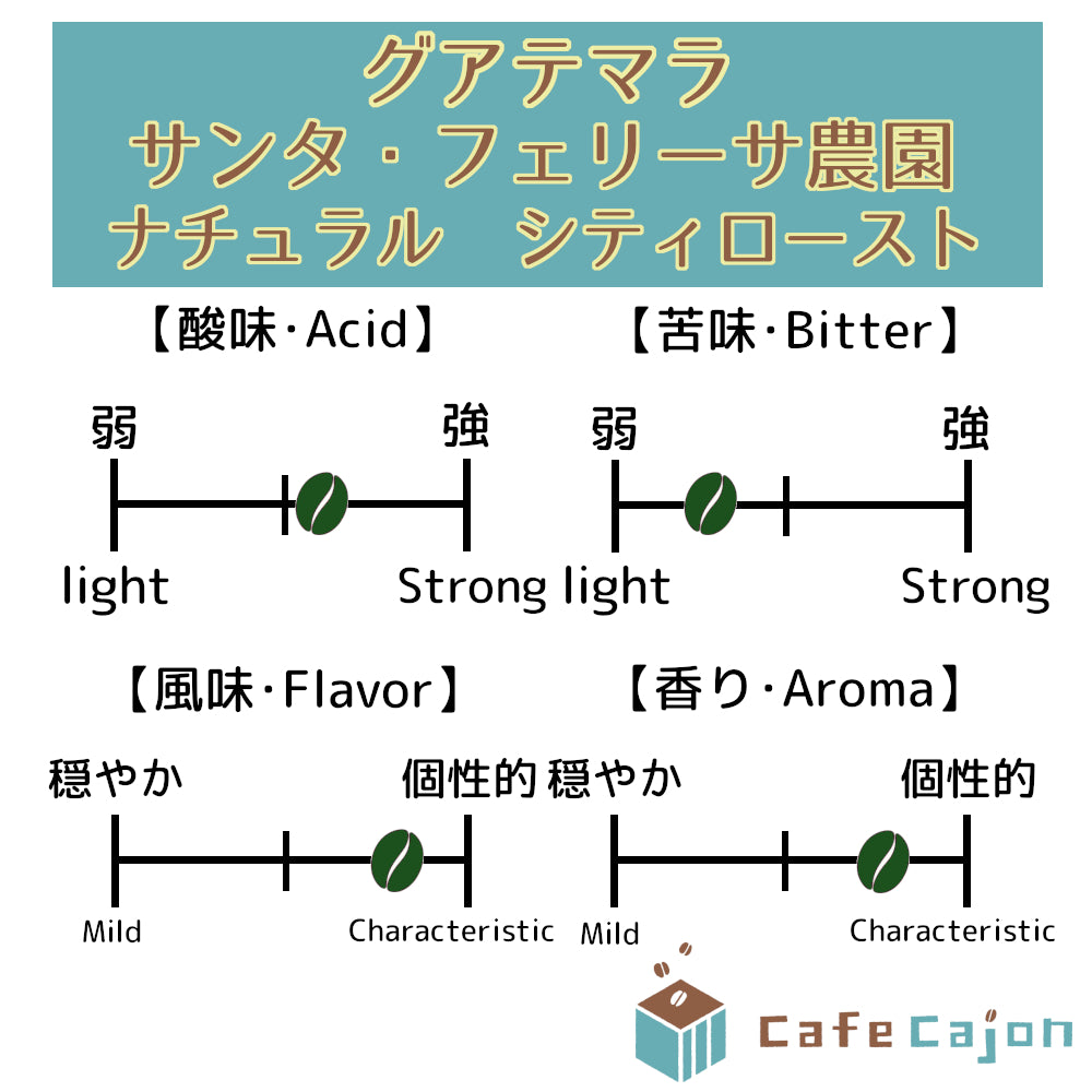 グアテマラ サンタ・フェリーサ農園 ティピカ(ナチュラル)