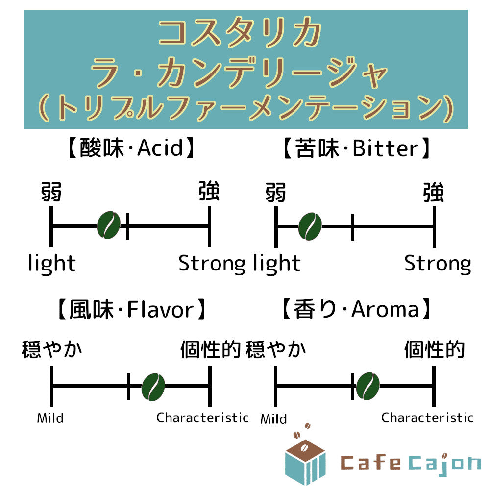 コスタリカ　ラ・カンデリージャ　ビジャロボス（トリプルファーメンテーション）